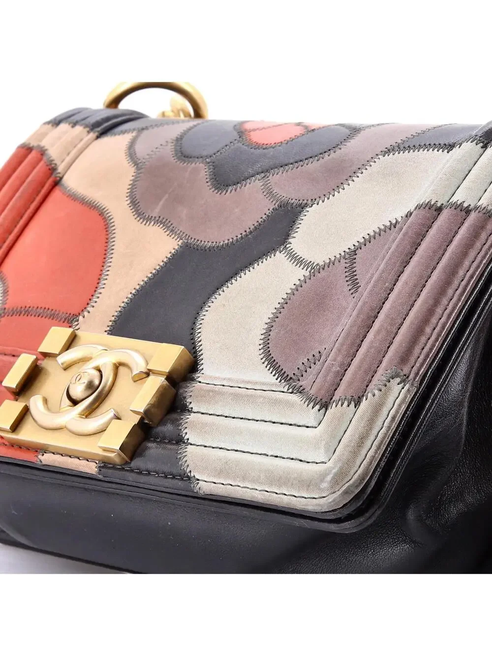 Chanel Boy Flap Bag Camellia Lambskin #205509C36B